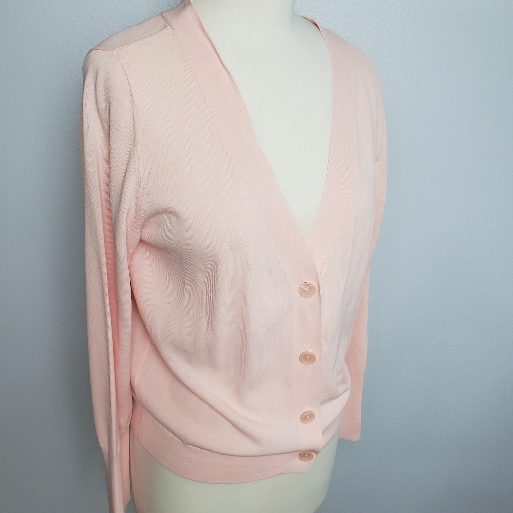 Leith Pink Button Light Jacket M - image 1